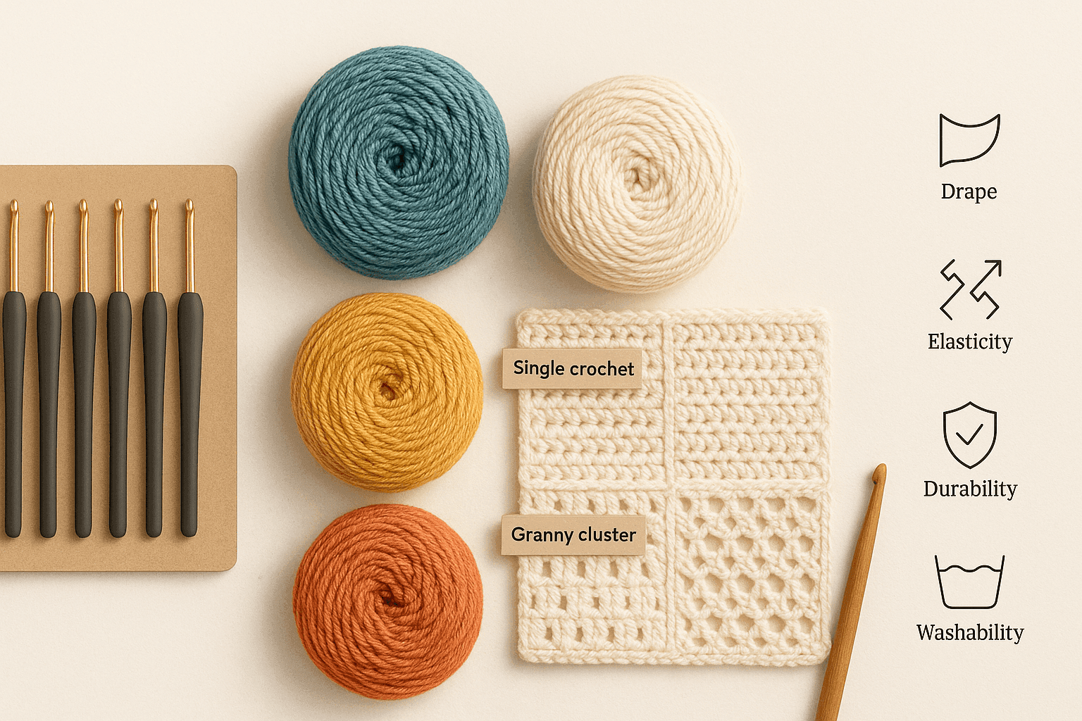 From Drape to Durability: A Practical Guide to Choosing Yarn for Crochet (With Techniques, Patterns, and Troubleshooting)