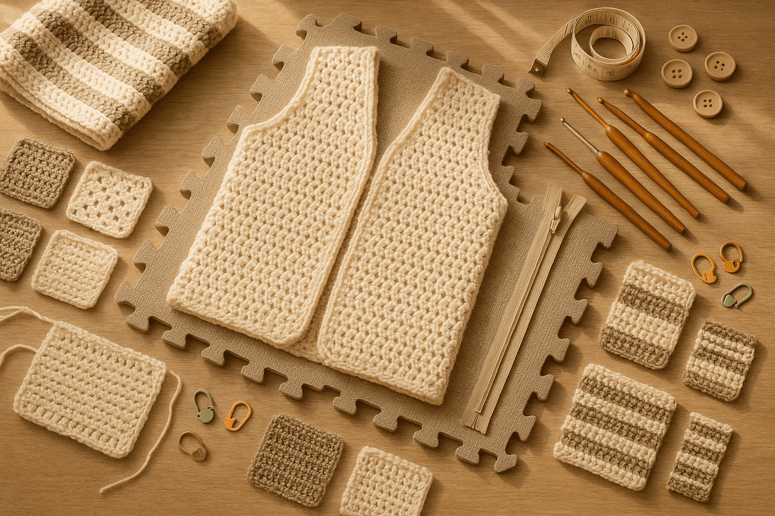 Crochet Selvedges as Fabric Engineering: Building Stable Edges for Button Bands, Zippers, Pickups, and Long-Wear Finishing