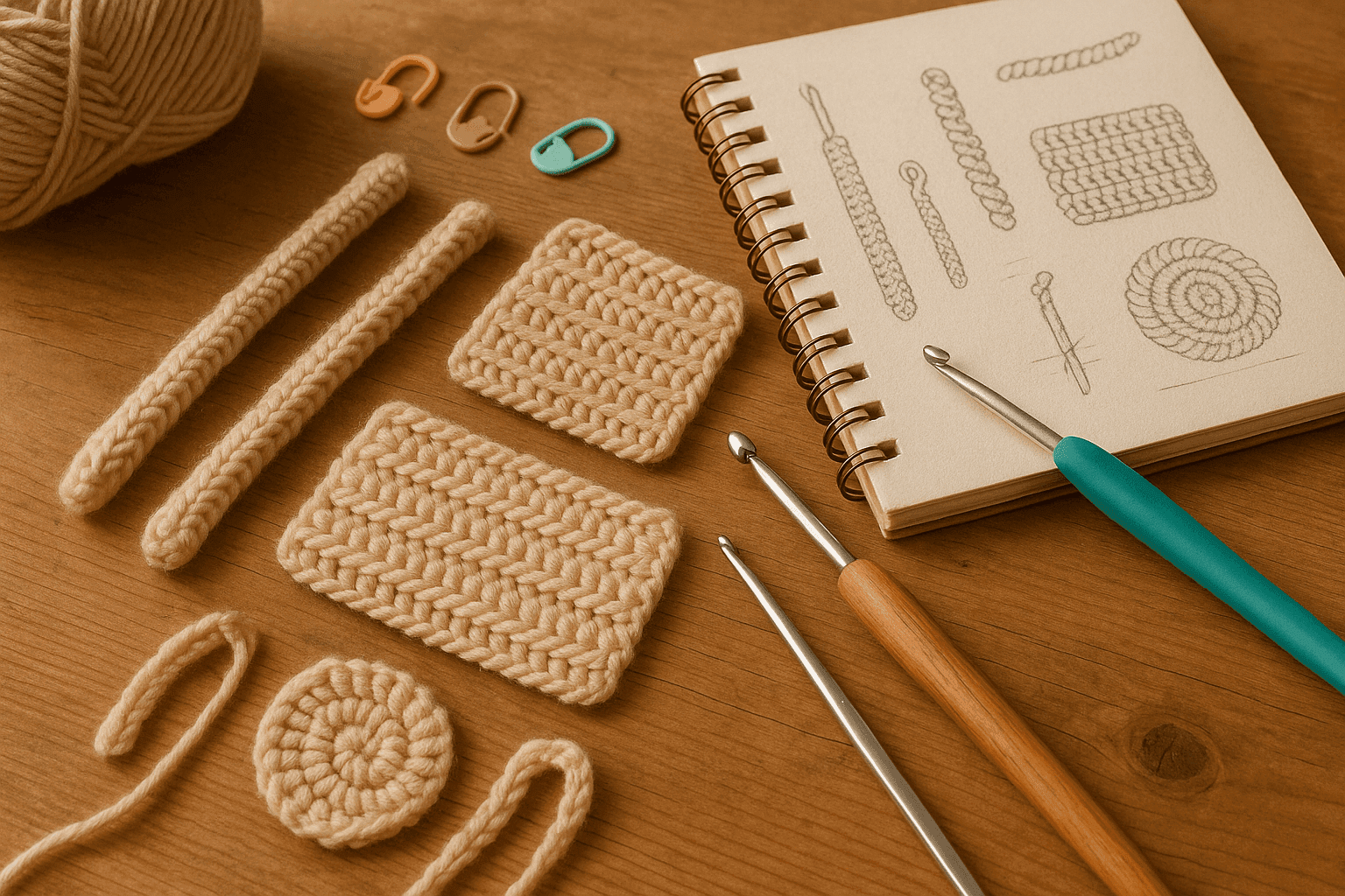 Crochet Fabric Torque: How to Counteract Twist in Cords, I-Cord Alternatives, Bullion Columns, and Helical Surface Design