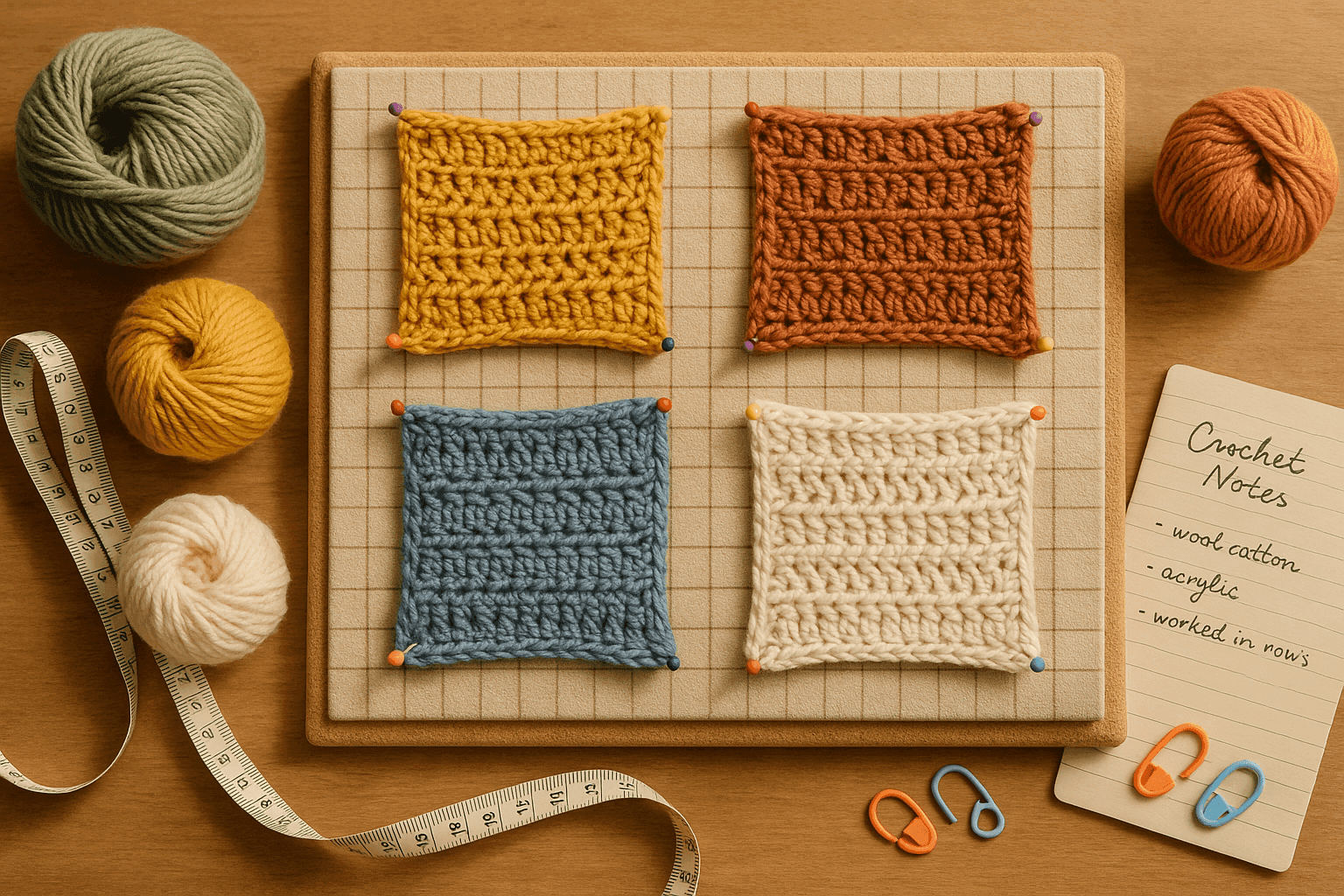 Crochet Shrinkage Mapping: Predicting Post-Wash Growth, Draw-In, and Length Loss Across Stitch Patterns and Fiber Blends