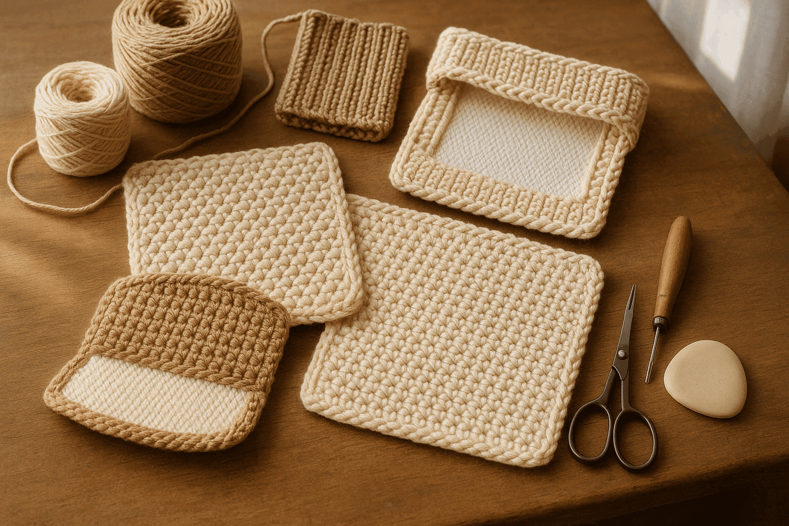 Crochet Interfacing by Fiber and Stiffness Gradient: Engineering Structured Brims, Cuffs, and Architectural Panels Without Losing Hand