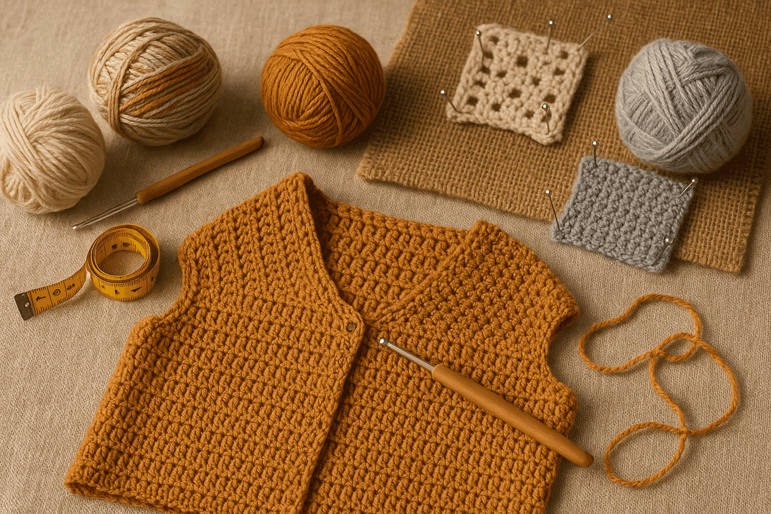 Crochet Ease, Negative Ease, and Fabric Recovery: How Fiber Elasticity and Stitch Architecture Determine Real Garment Fit