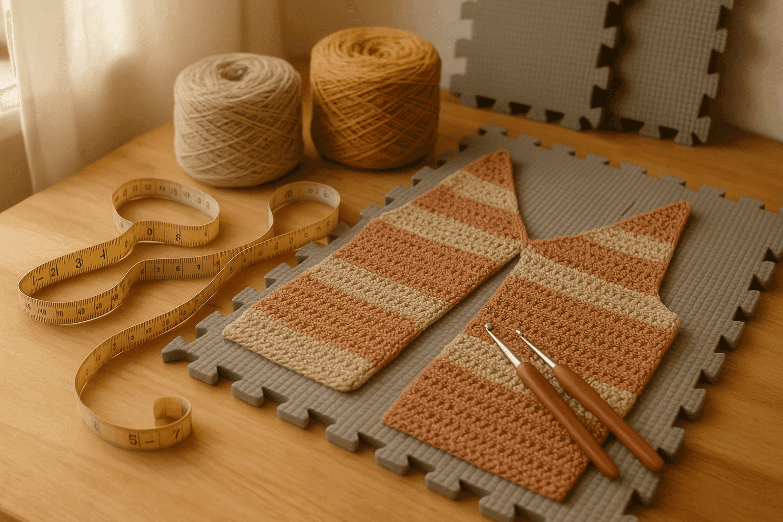 Crochet Cross-Grain Construction: Turning Row Direction into a Tool for Drape, Stretch Mapping, and Garment Shape