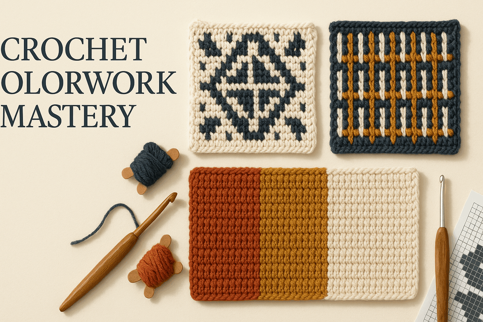 Crochet Colorwork Mastery: Techniques, Tips, Patterns, and Troubleshooting for Fiber Artists